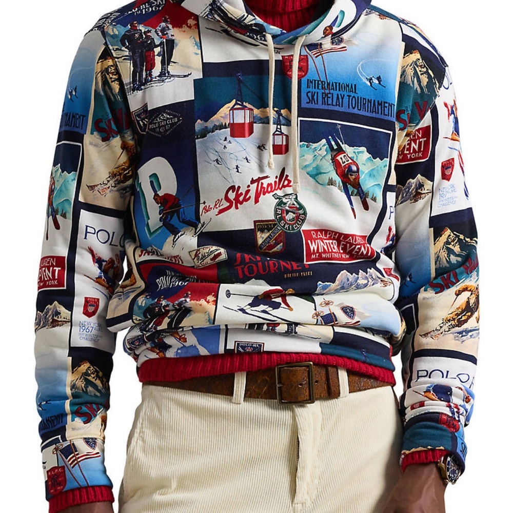 Ralph Lauren Multicolor Graphic Hoodie